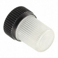 Dialight - 2501635500 - DATA CAP FRESNEL 3/8 CYL WHITE