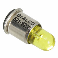 Dialight - 5219208F - BASED LED T1 3/4 MIDG FLNGE YLW