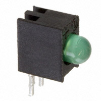 Dialight - 5510209806F - LED 3MM RT ANG HI EFF GRN PC MNT