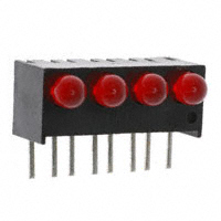 Dialight - 5510407004F - LED 3MM QUAD HI EFF RED PC MNT