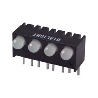 Dialight - 5513007004F - LED 3MM QUAD RED/GRN BICLR PCMNT
