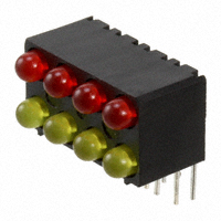 Dialight - 5530008813F - LED CBI 3MM R,Y,R,Y,R,Y,R,Y RA