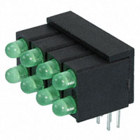 Dialight - 5530008837F - LED CBI 3MM G,G,X,X,G,G,G,G RA