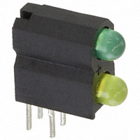 Dialight - 5530123300F - LED CBI 3MM BI-LVL GREEN/YELLOW