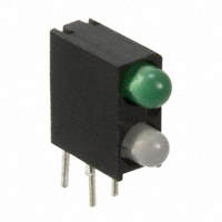 Dialight - 5530128F - LED 3MM BI-LEVEL GRN/BLUE PC MNT