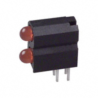 Dialight - 5530177300F - LED 2HI 3MM DIFF ORANGE PC MNT