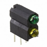 Dialight - 5532223300F - LED CBI 3MM BI-LVL GRN/YLW TINT