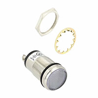 Dialight - 5561003304F - LED PNL MT 1" 12V WT FLAT WHT