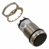 Dialight - 5561204304F - LED PNL MT 1" 24V WT FLAT GREEN