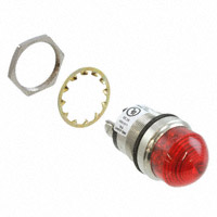 Dialight - 5561303304F - LED PNL MT 1" 12V WT FLAT YELLOW