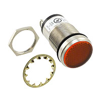 Dialight - 5561305304F - LED PNL MT 1" 125V WT FLAT YEL