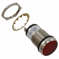 Dialight - 5561504324F - LED 1" FLAT RED PMI 24V C1D2