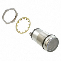 Dialight - 5561703314F - LED 1" YEL PMI 12V CLR FLAT LEN