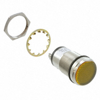 Dialight - 5561703324F - LED 1" FLAT YEL LED PMI 12V C1D2