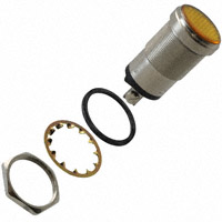 Dialight - 5561704304 - LED PNL MT 1" 24V WT FLAT YEL