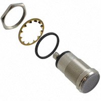 Dialight - 5561804304F - LED PNL MT 1" 24V WT FLAT BLUE