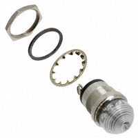 Dialight - 5563004304F - LED PNL MT 1" 24V WT DOME WHT