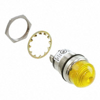 Dialight - 5563303304F - LED PNL MT 1" DOMED YLW