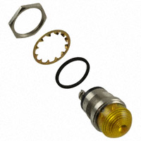 Dialight - 5563304304F - LED PNL MT 1" DOME YELLOW