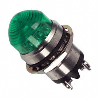 Dialight - 5563603304 - LED PNL MT 1" 12V WT DOME GRN