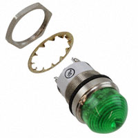 Dialight - 5563603324F - LED 1" DOME GRN PMI 12V C1D2