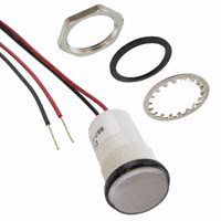 Dialight - 5571005203F - LED PNL MT 11/16" 24V WT WHITE