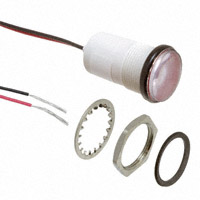 Dialight - 5571103203F - LED MINI PANEL RED 12V .7" MNT