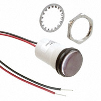 Dialight - 5571503203F - LED PNL MT 11/16" 12V WT RED