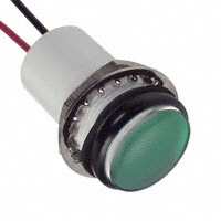 Dialight - 5571605203 - LED PNL MT 11/16" 24V WT GREEN
