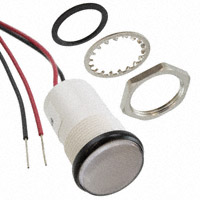 Dialight - 5571805203F - LED PNL MT 11/16" 24V WT BLUE