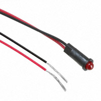 Dialight - 5580101003F - LED PANEL IND RED DIFF SNAP-IN