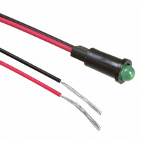 Dialight - 5580201027F - LED PMI .158" GREEN PVC FREE