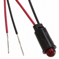 Dialight - 5590103023F - LED PMI SNAP-IN RED PVC FREE