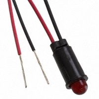 Dialight - 5590103027F - LED PMI SNAP-IN RED PVC FREE