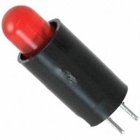 Dialight - 5612101070F - LED 5MM VERT HE DIFF RED PC MNT