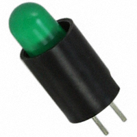 Dialight - 5612201060F - LED 5MM VERT HE DIFF GRN PC MNT