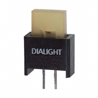 Dialight - 5614301055F - LED 2.5MM X 7MM VERT YELLOW PC M