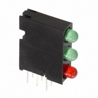 Dialight - 5640100233F - LED CBI 3MM 3X1 GRN/YLW/YLW DIFF