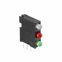Dialight - 5640700827F - LED CBI 3MM 3X1 G,R,Y/G DIFF