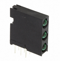 Dialight - 5642210222F - LED CBI 3MM 3X1 GRN,GRN,GRN TINT