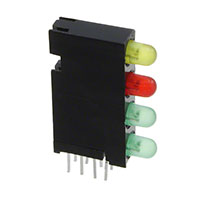 Dialight - 5680103122F - LED 3MM QUAD LEVEL CBI Y,R,G,G