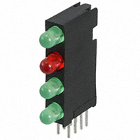 Dialight - 5680202122F - LED CBI 3MM 4X1 GRN,GRN,GRN,GRN