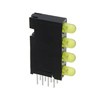 Dialight - 5680203333F - LED CBI 3MM 4X1 YLW,YLW,YLW,YLW