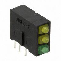 Dialight - 5700100332F - LED CBI 2MM 3X1 YLW,YLW,GRN DIFF
