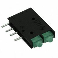 Dialight - 5710122100F - LED CBI 2MM BI-LEVEL GN,GN DIFF