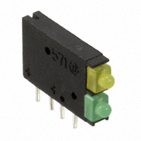 Dialight - 5710132100F - LED CBI 2MM BI-LEVEL YW,GN DIFF