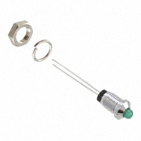 Dialight - 6051211110F - LED PNL IND 5MM GREEN PROTRUDING