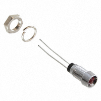 Dialight - 6052111110F - LED PNL IND 5MM RED RECESS