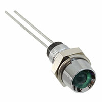 Dialight - 6052211110F - LED PNL IND 5MM GREEN RECESS