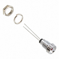 Dialight - 6062111110F - LED PNL IND 6MM RED 5MA RECESS